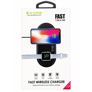 استند شارژر وایرلس دوکاره گوشی و واچ G-Case